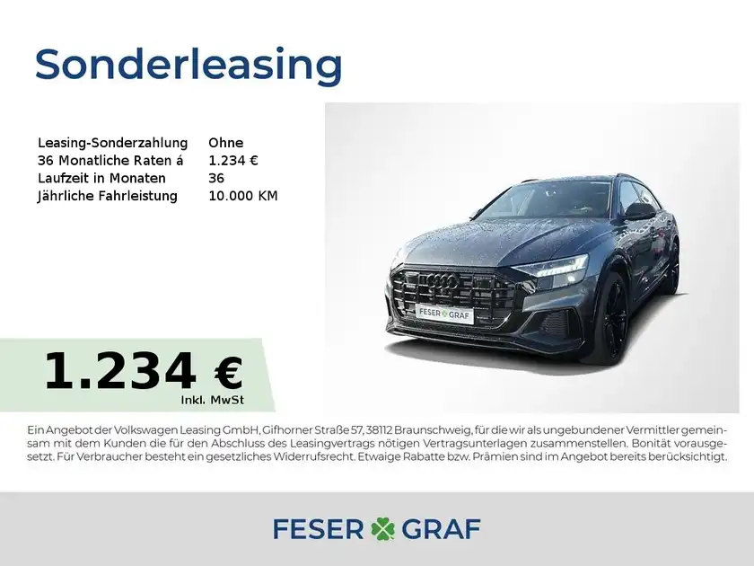 Audi Q8 50 TDI quattro Leasing und Finanzierung