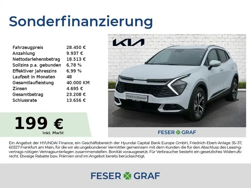 Kia Sportage Automatik Tageszulassung